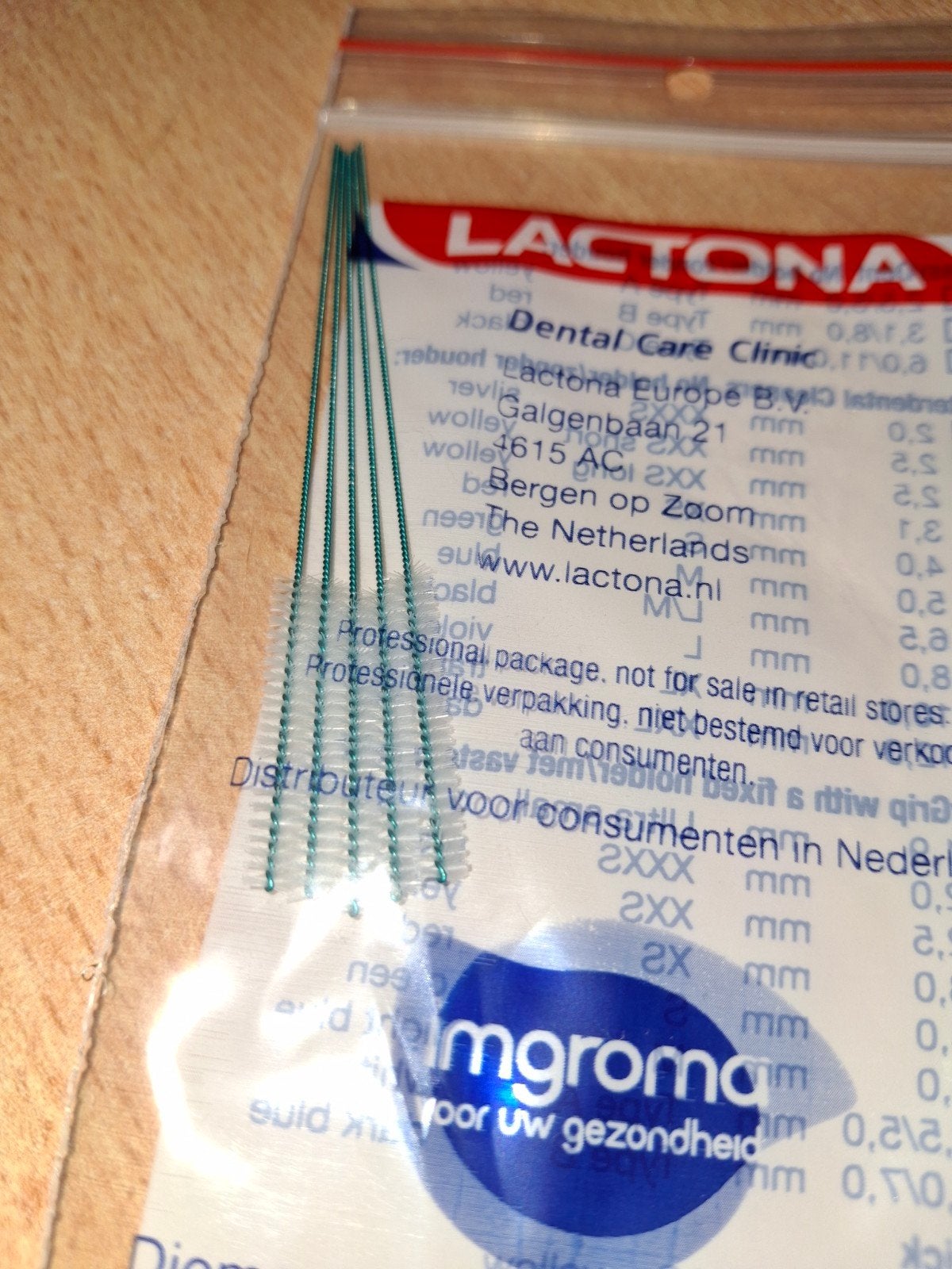 Lactona Gebitsreiniger Ragers - Maat S Groen & XS Rood, Ophalen of Verzenden, Nieuw