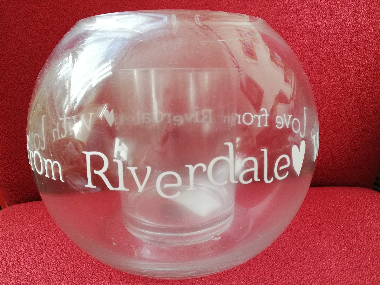 Riverdale sfeerlicht windlicht, Ophalen, 19 cm, Gebruikt, Glas