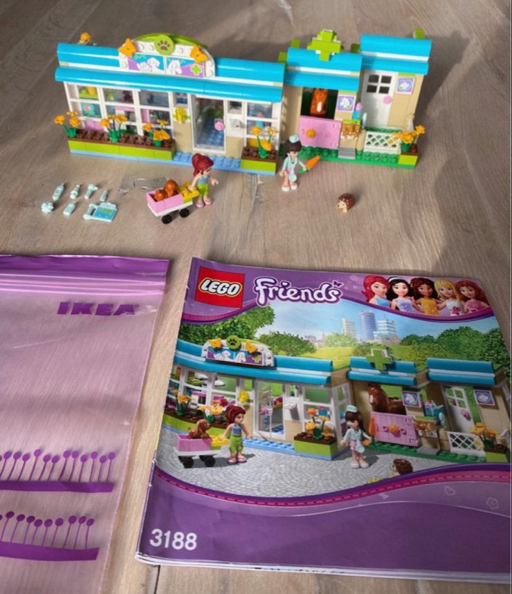 Lego Friends Drukke Dierenkliniek, Gebruikt, Lego, Friends, Ophalen of Verzenden