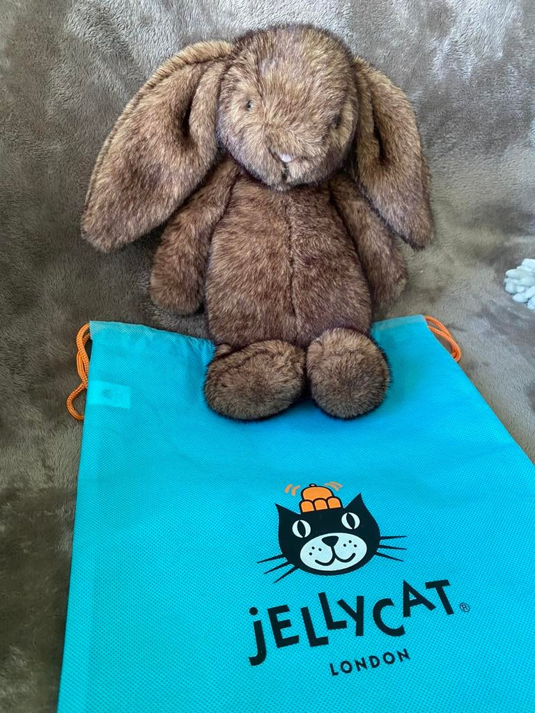 Jellycat Hopplestone Luxe Bunny, Ophalen of Verzenden, Zo goed als nieuw, Stoffen beer, Overige merken