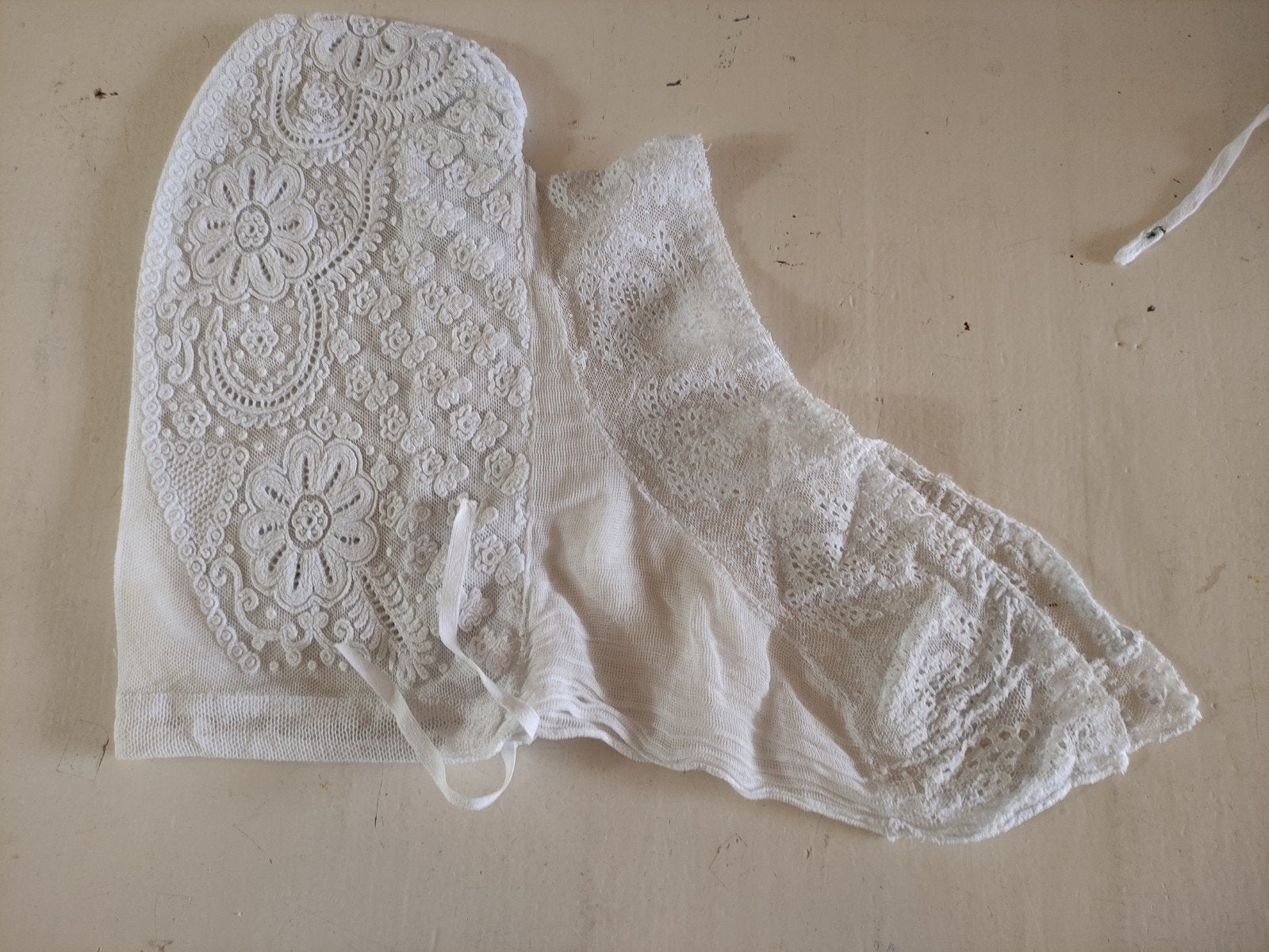 Antieke muts,hul Volendam klederdracht 1, Ophalen of Verzenden