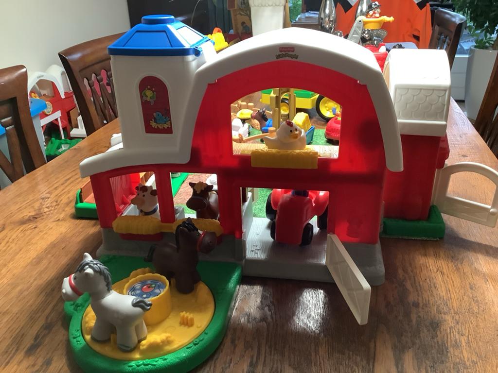 Fisher-Price Little People Boerderij Speelset met Geluid, Ophalen of Verzenden, Zo goed als nieuw, Speelset, Met geluid