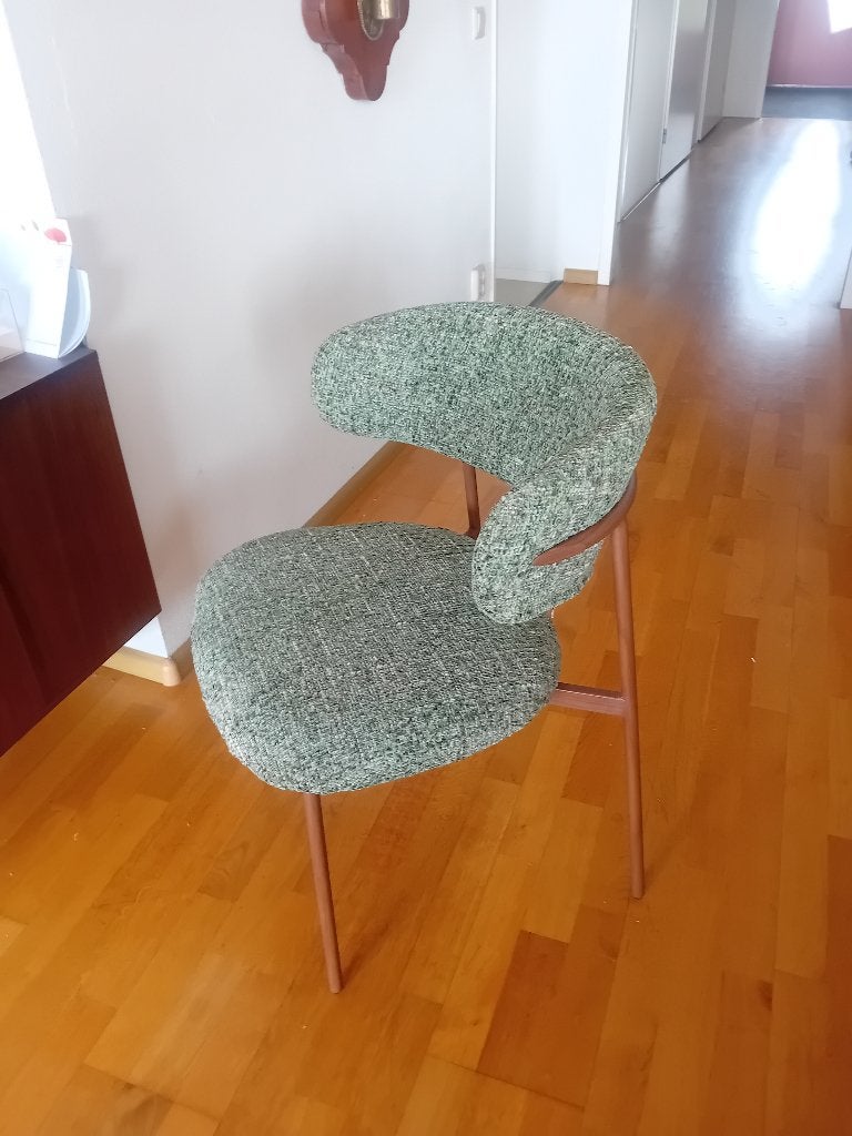 Eetkamerstoelen, vier stuks, groen gemeleerd, VT Wonen, Ophalen, Overige kleuren, Nieuw, Vier