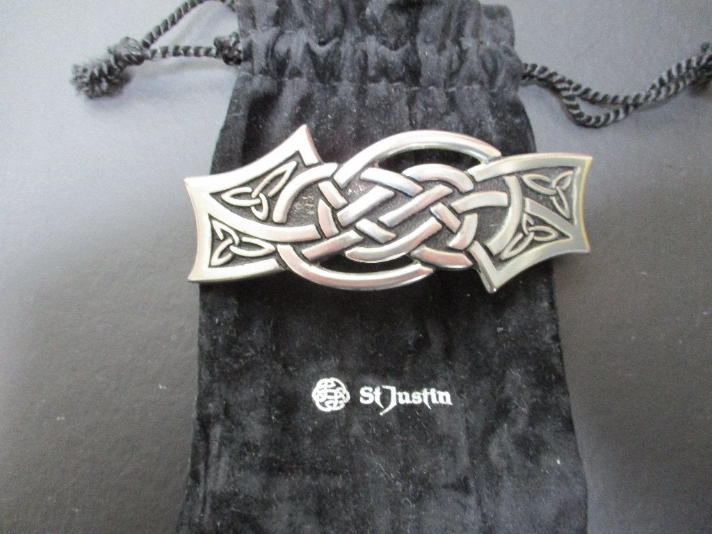 stijlvolle:st justin:,Celtic Haarspeld nouveau mooi Nieuw, Ophalen of Verzenden, Nieuw, Haarspeld