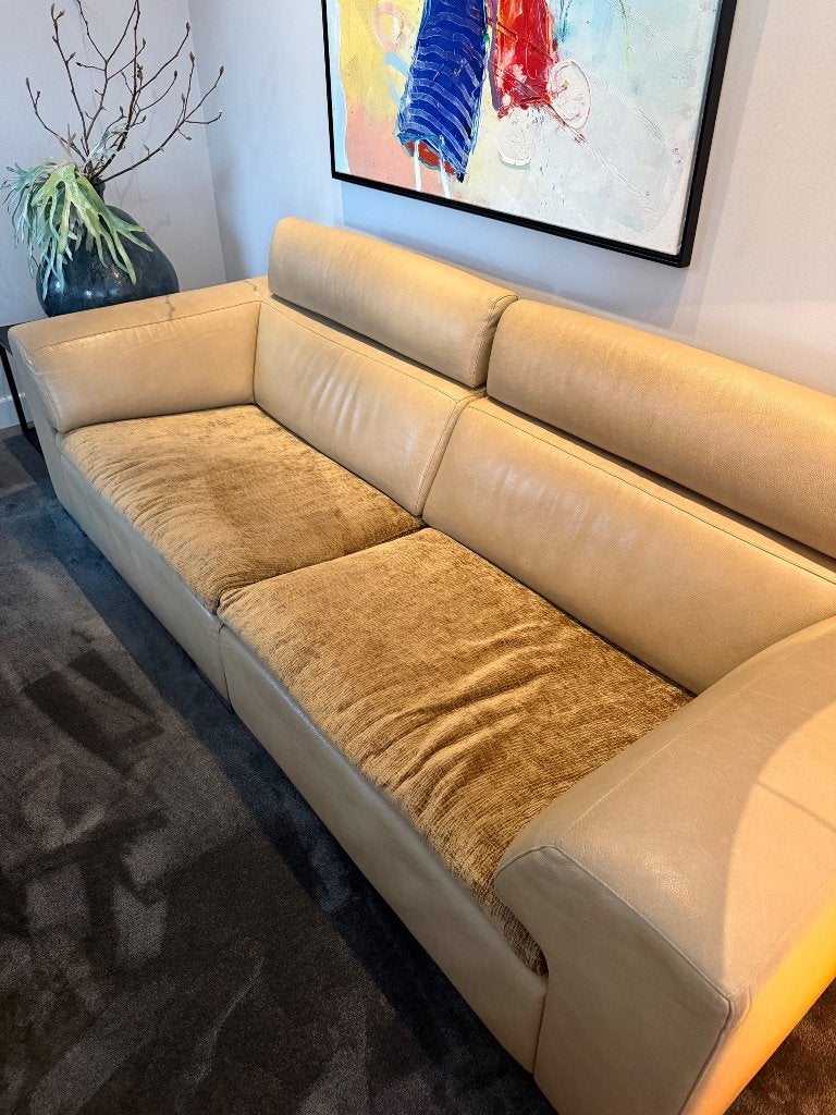 Foto 4 van Leolux Howlazy designbank – leer & stof – opnieuw bekleed