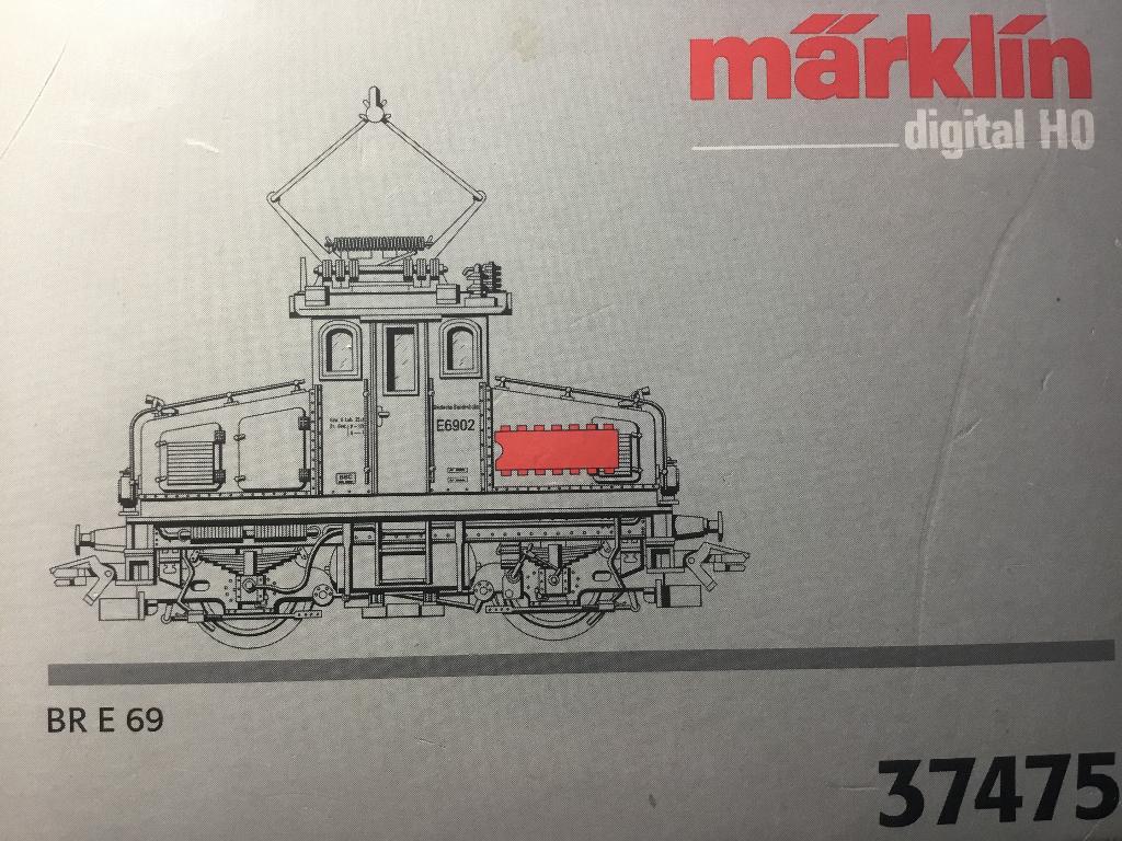 marklin HO 37475, Wisselstroom, Locomotief, Ophalen of Verzenden, Zo goed als nieuw