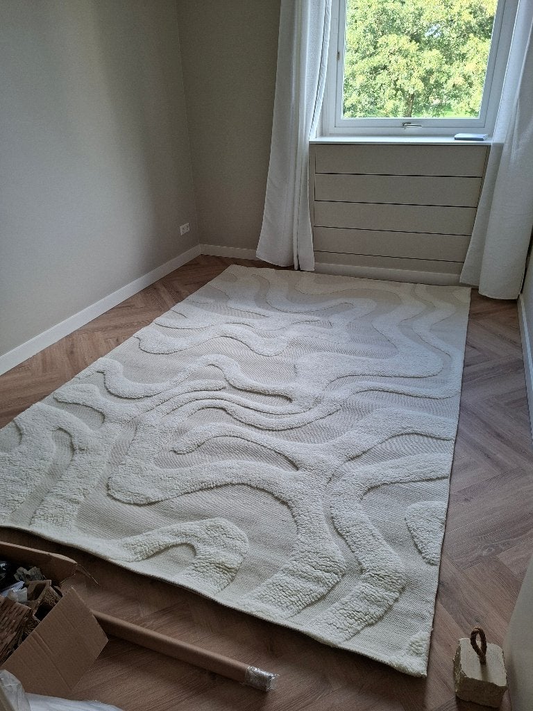 Kleed Carpet 300 x 200 cm, Ophalen, 150 tot 200 cm, Crème, Rechthoekig