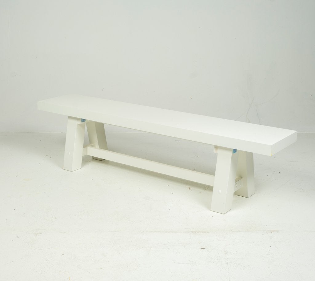 houten bank wit, Ophalen, Nieuw, Hout