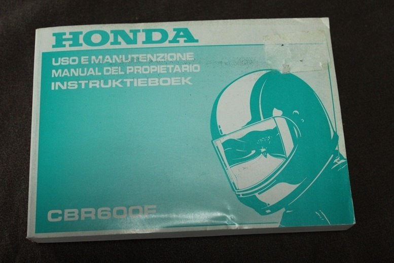 Honda CBR600F 1999 motorfiets instructie boekje  CBR 600 F, Motoren, Handleidingen en Instructieboekjes, Honda, Ophalen of Verzenden