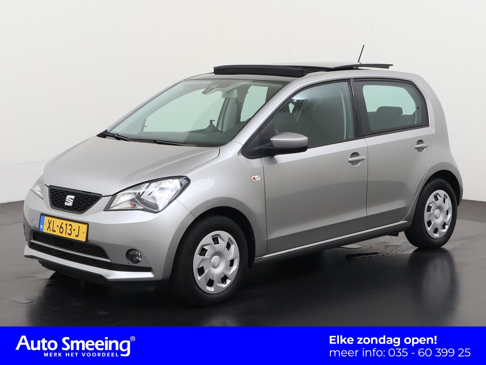 SEAT Mii 1.0 Style Intense | Schuifdak | Parkeersensor | 12, Auto's, Voorwielaandrijving, 12 maanden, Stof, Gebruikt