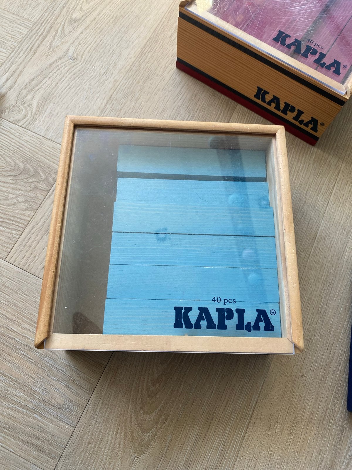 Kapla bouwplankjes - 40 stuks blauw, Ophalen of Verzenden, Gebruikt, Overige merken