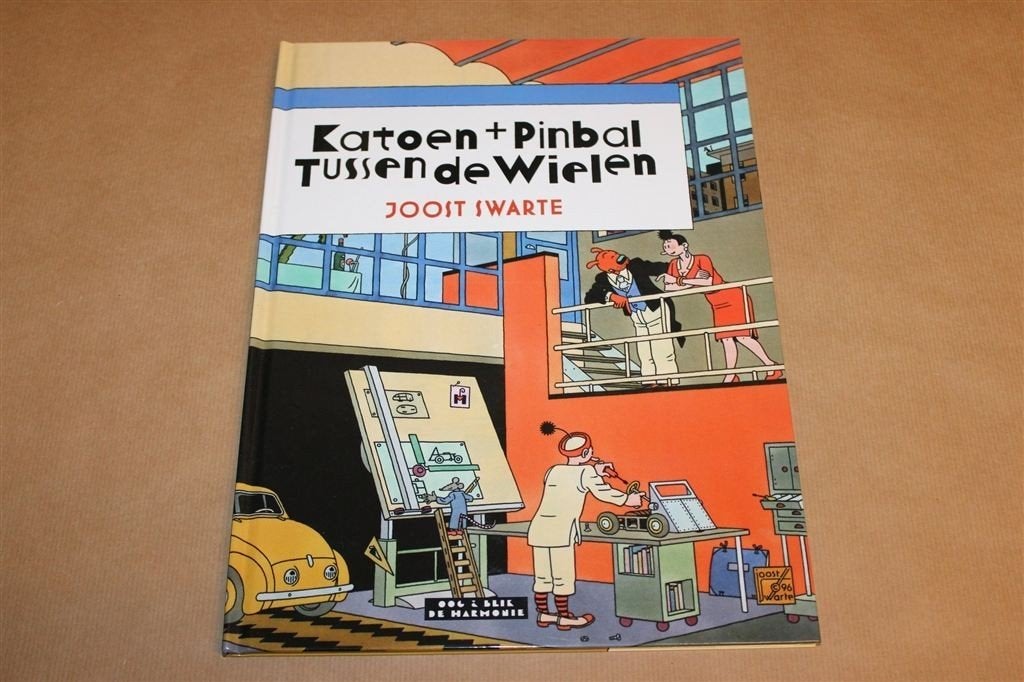 Tussen de Wielen — Joost Swarte, Katoen en Pinbal HC 1997, Eén stripboek, Ophalen of Verzenden, Gelezen