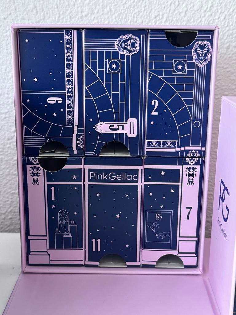 Pink Gellac Adventskalender - Gellak & Nagelstickers, Sieraden, Tassen en Uiterlijk, Uiterlijk | Cosmetica en Make-up, Nieuw, Ophalen of Verzenden