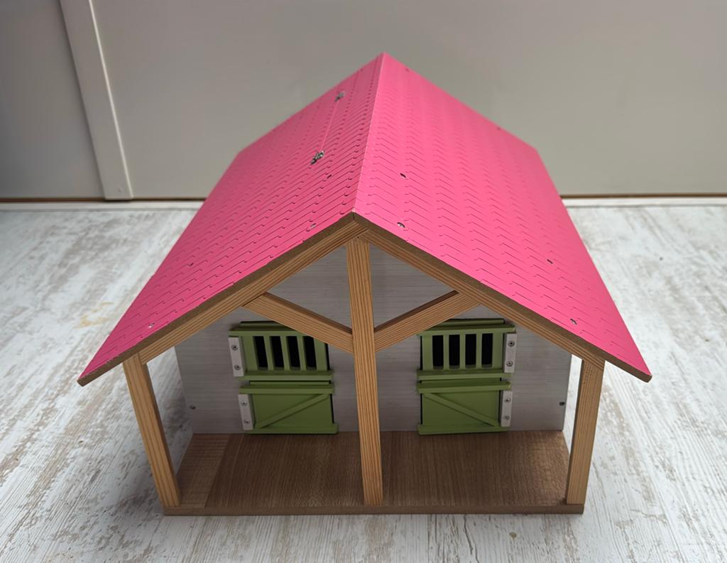 Schleich paardenstal, Kinderen en Baby's, Speelgoed | Poppenhuizen, Ophalen, Gebruikt, Poppenhuis