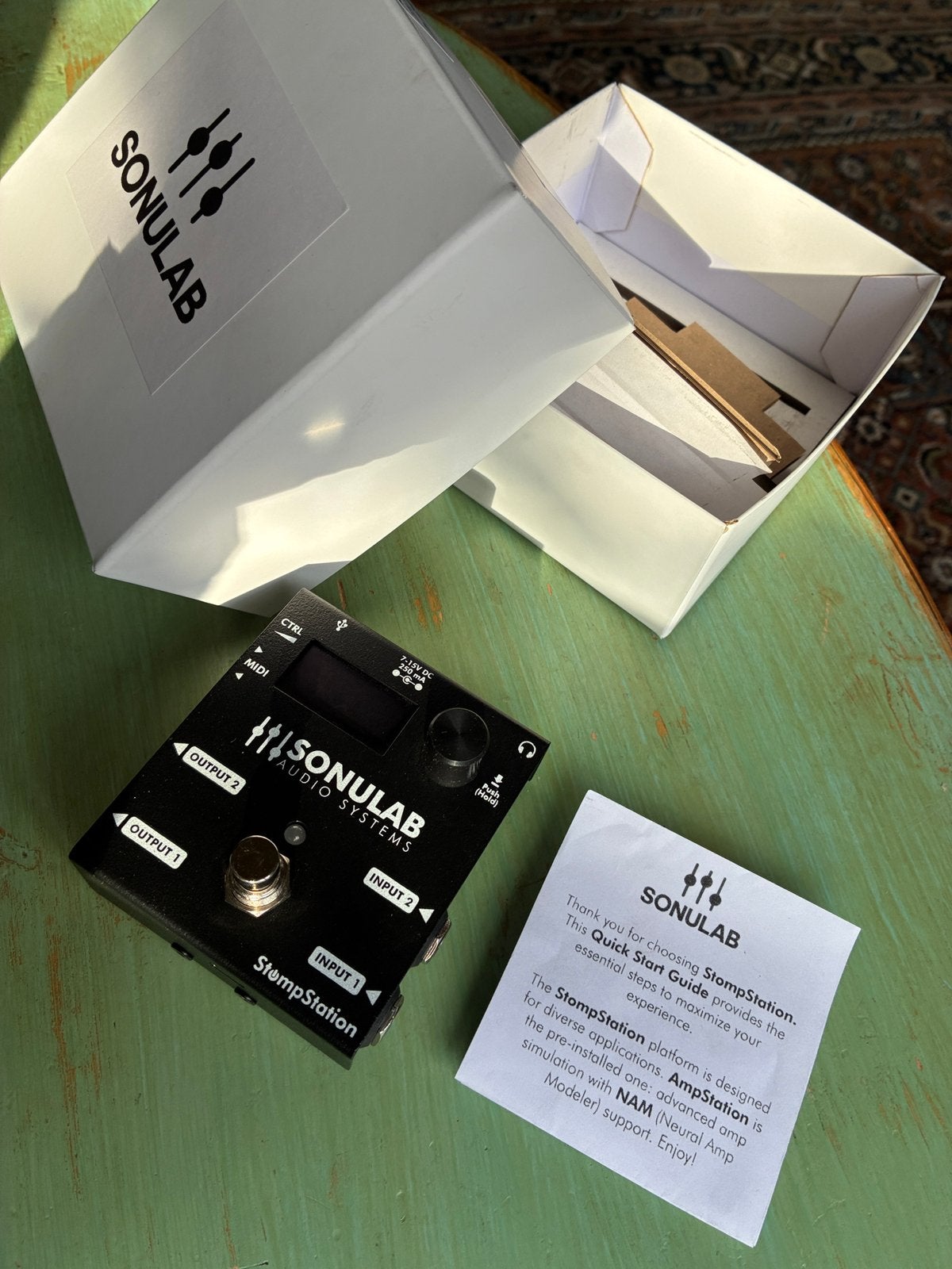 Sonulab stompstation, Ophalen of Verzenden, Zo goed als nieuw