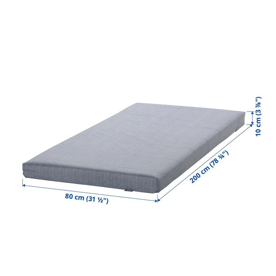 Twee zo goed als nieuw ÅGOTNES foam matrassen 80x200, Huis en Inrichting, Slaapkamer | Matrassen en Bedbodems, Zo goed als nieuw