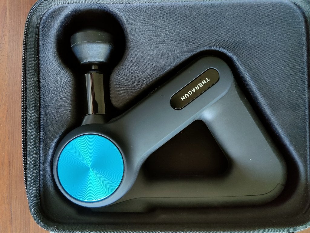 Theragun PRO Gen 4 - Uitstekende staat met accessoires, Sport en Fitness, Massageproducten, Ophalen of Verzenden, Zo goed als nieuw
