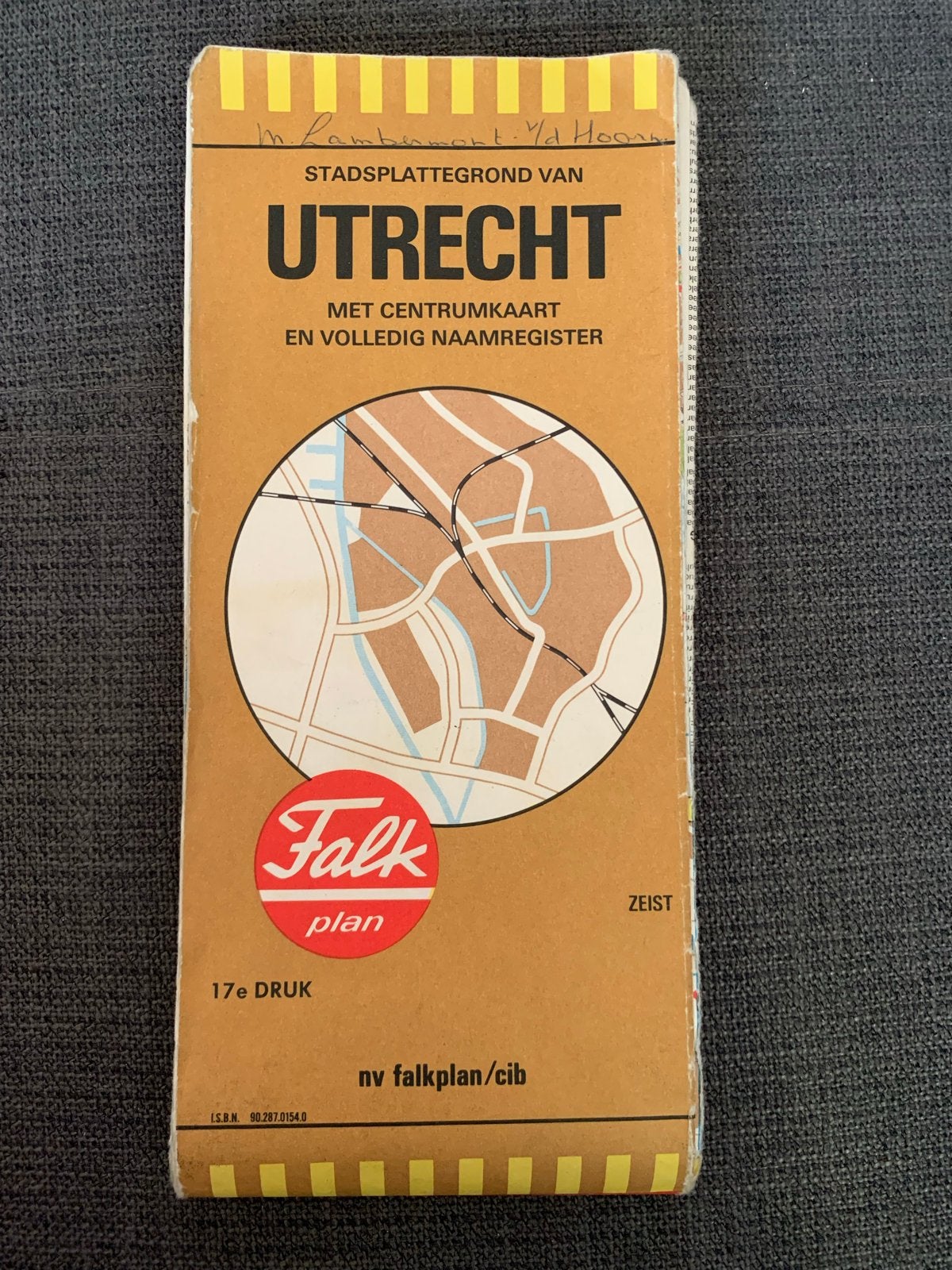Falk Stadsplattegrond Utrecht - 17e Druk, Gelezen, Ophalen of Verzenden, Landkaart, 1800 tot 2000