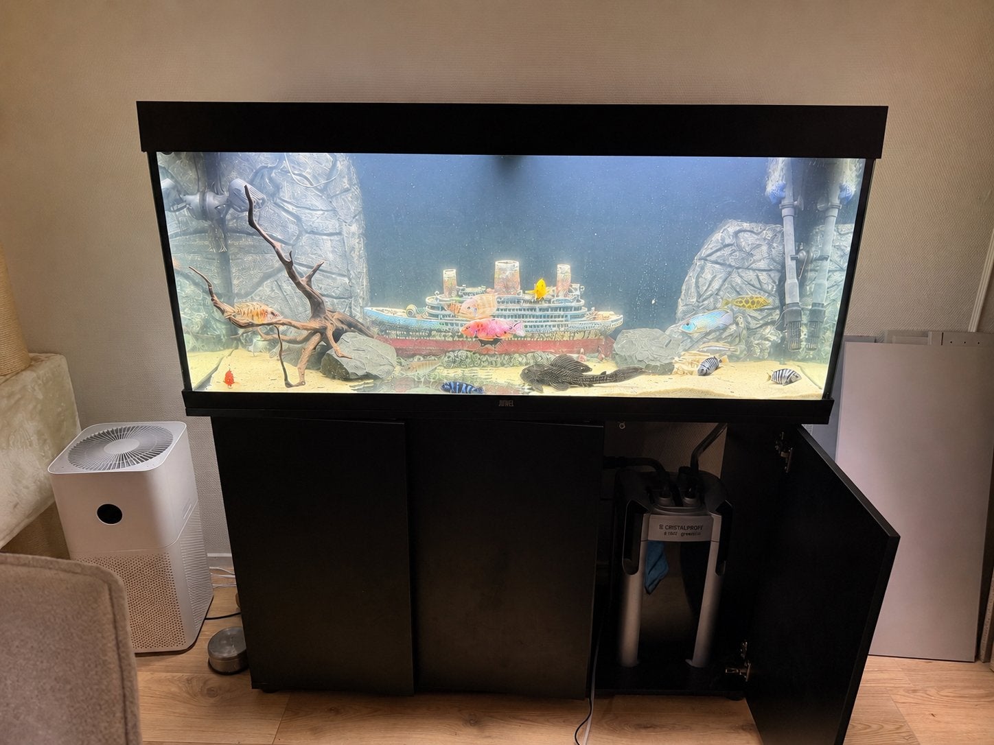 Aquarium 450 liter, Ophalen, Zo goed als nieuw, Leeg aquarium