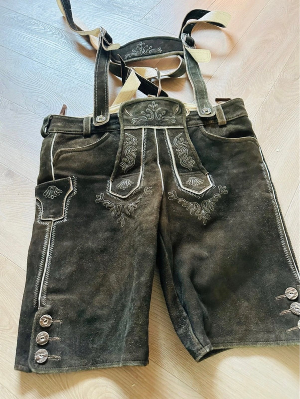 Lederhose met overhemd en schoenen, Kleding | Heren, Ophalen of Verzenden, Gedragen