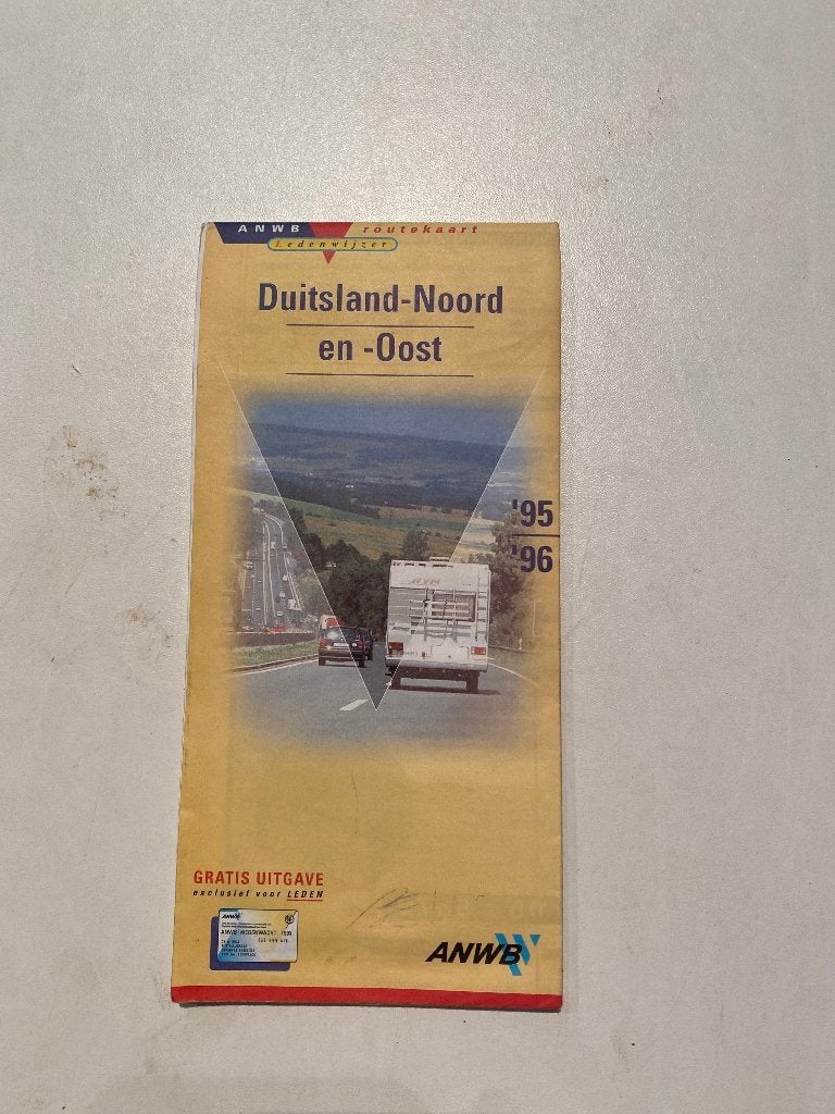 routekaart duitsland noord en oost, Boeken, Nieuw, Ophalen of Verzenden, Landkaart, Duitsland