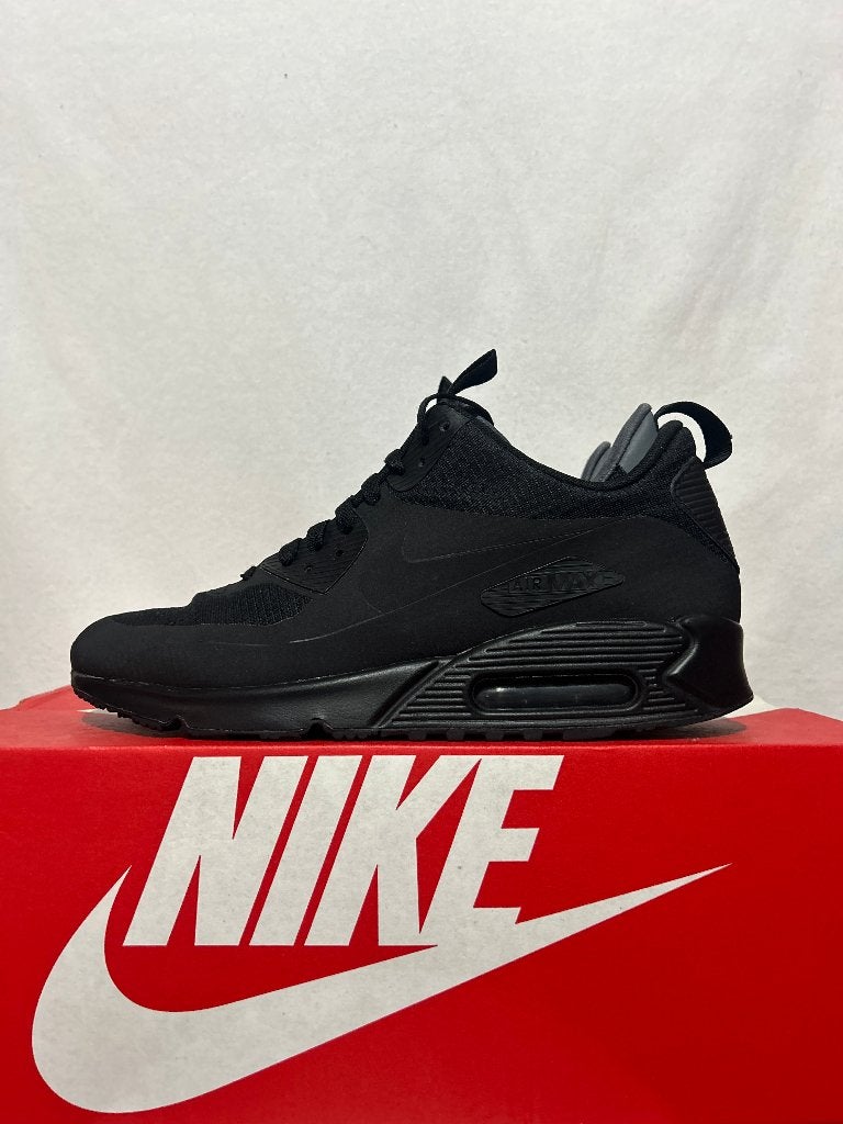 ALS NIEUW! Maat 44 - Nike Air Max 90 Winter Mid Black, Kleding | Heren, Schoenen, Verzenden, Zwart, Nike, Nike