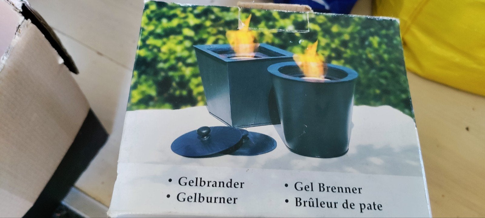 Nieuwe gelbrander in doos - sfeervolle tuindecoratie, Tuin en Terras, Ophalen of Verzenden, Nieuw