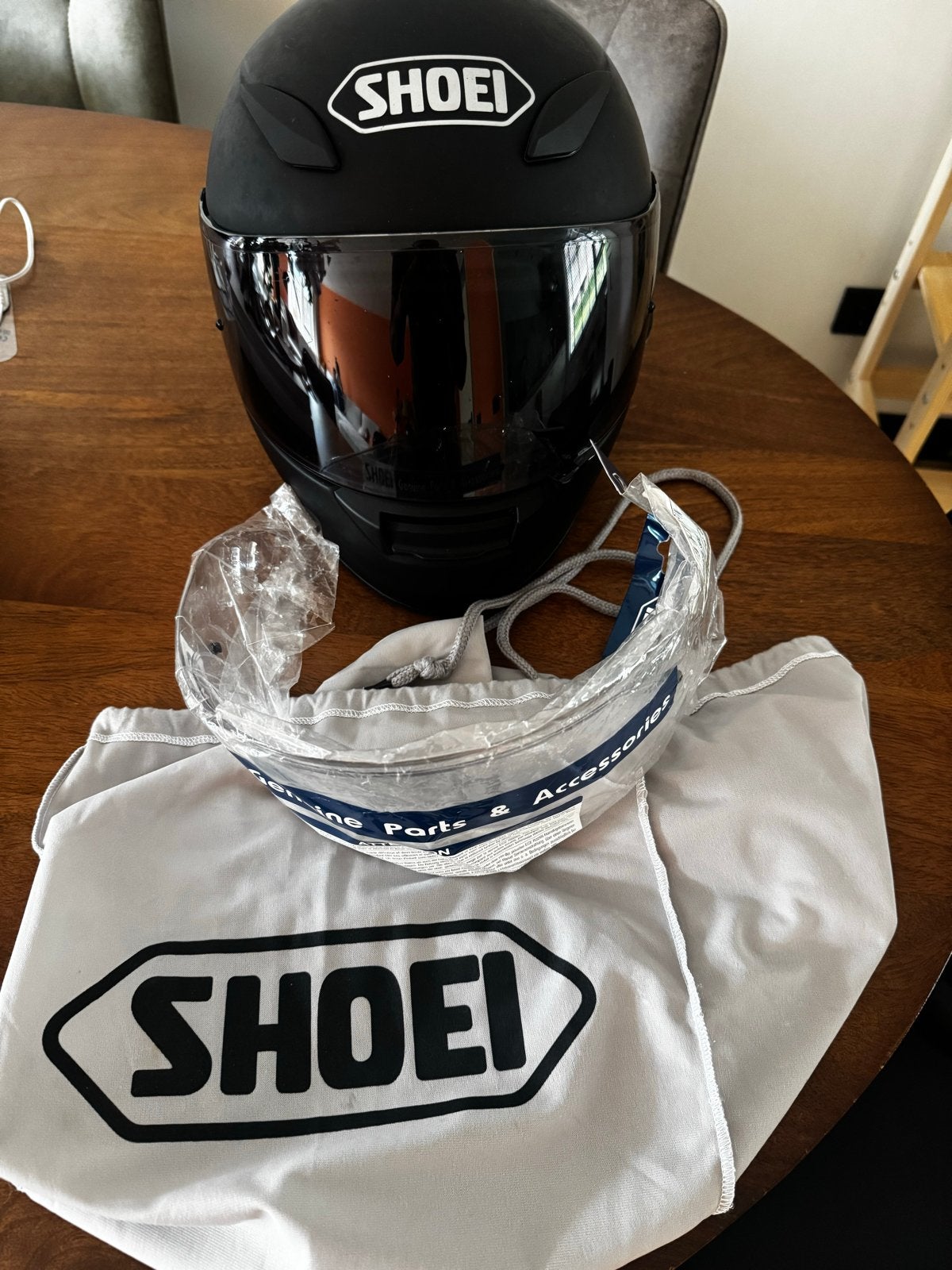 Shoei Integraalhelm Mat Zwart Maat M, Motoren, Ophalen, M, Heren, Integraalhelm
