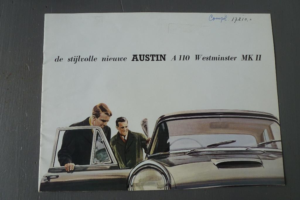 Austin A110  Westminster folder, Ophalen of Verzenden, Gelezen, Overige merken