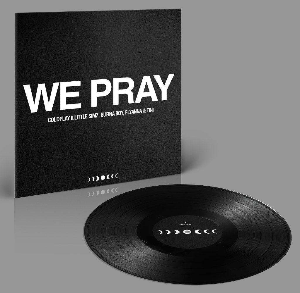 Vinyl Maxisingle Coldplay We Pray NIEUW Little Simz BurnaBoy, Ophalen of Verzenden, Limited edition, Pop, EP