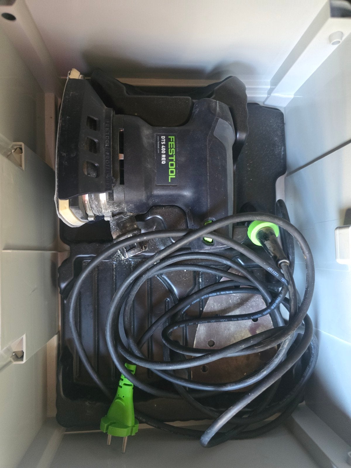 Festool DTS 400 REQ deltaschuurmachine + 2 systainers Festoo, Doe-het-zelf en Verbouw, Gereedschap | Schuurmachines, Ophalen of Verzenden