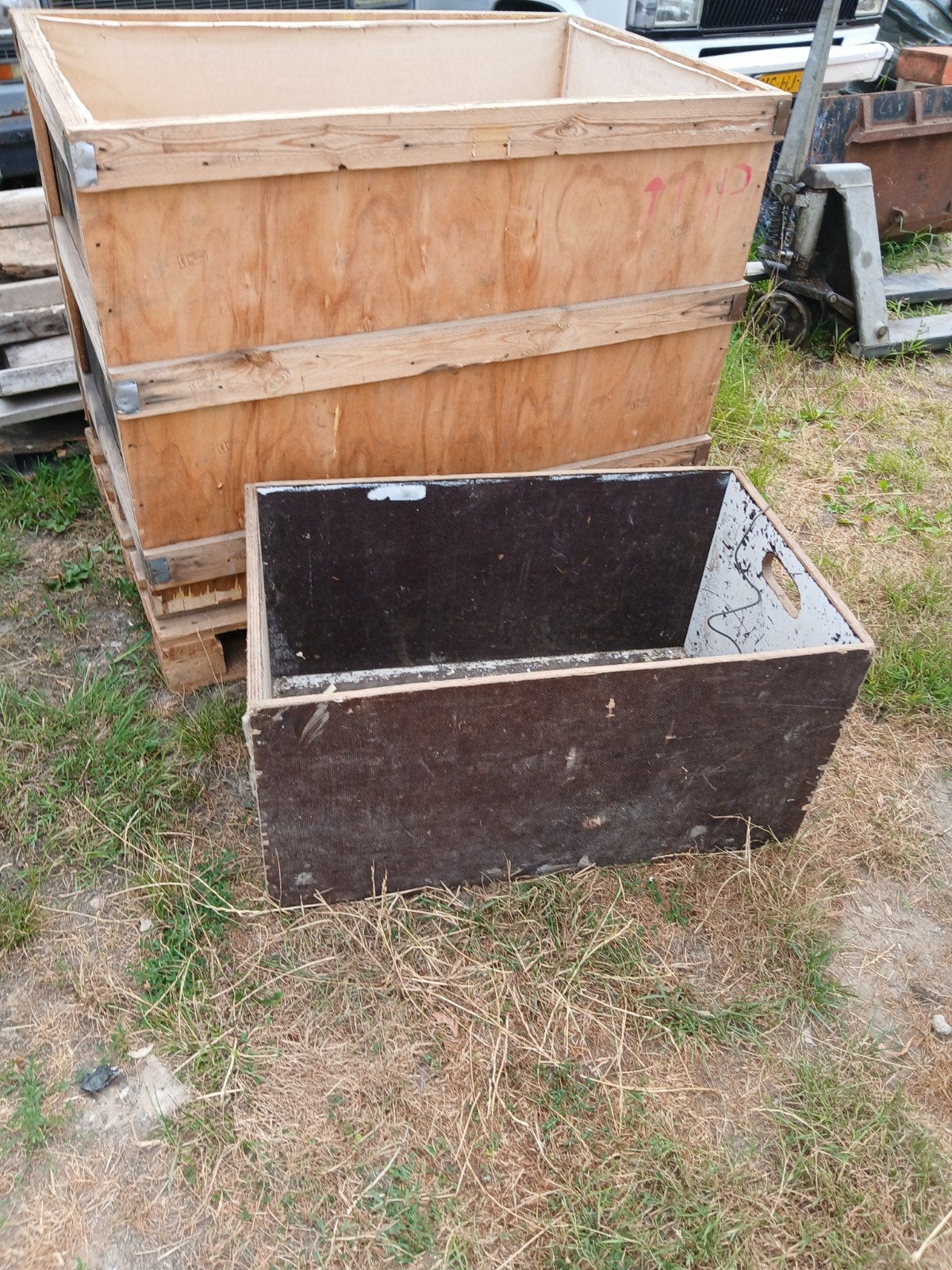Houten kisten, Ophalen, Gebruikt, 50 tot 100 cm, 100 tot 125 cm