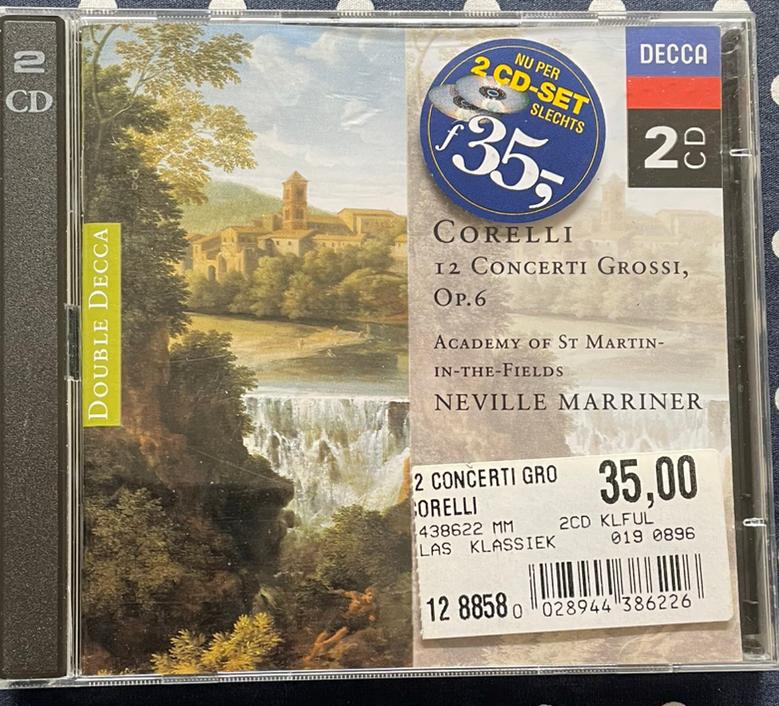 Corelli: 12 Concerti Grossi, Op.6 - Neville Marriner (2CD), Boxset, Ophalen of Verzenden, Zo goed als nieuw, Orkest of Ballet