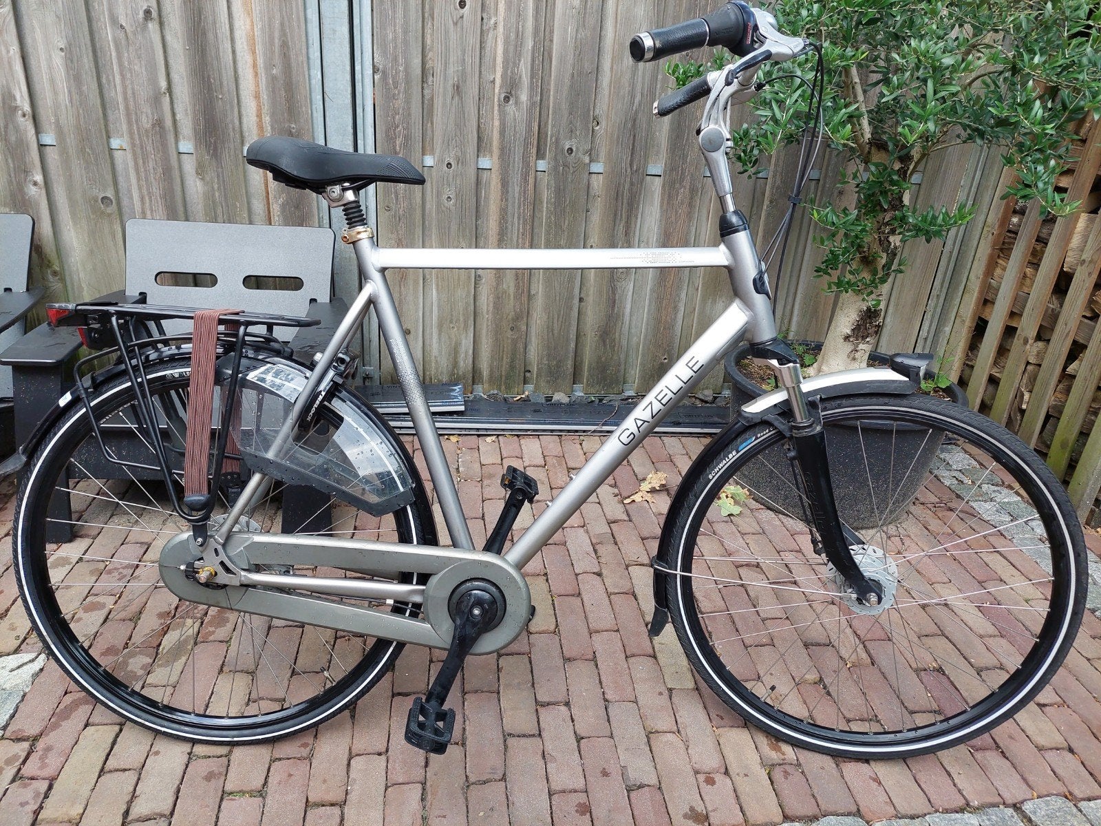 Gazelle Paris Plus hoge framemaat 65 cm. 7 versnellingen., Fietsen en Brommers, Ophalen, Versnellingen, Zo goed als nieuw, Schijfrem