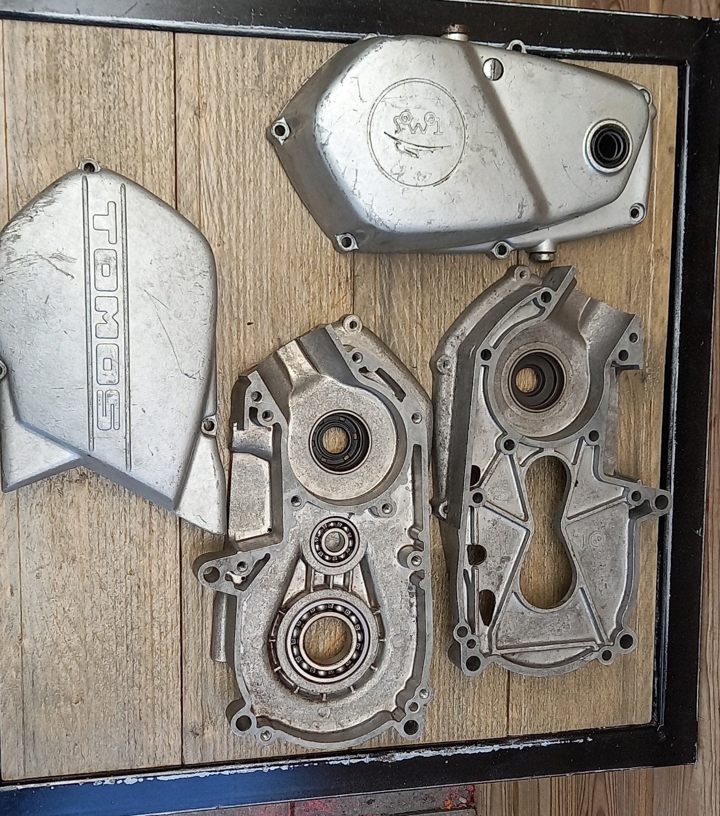 Tomos carters in goede staat, Fietsen en Brommers, Ophalen of Verzenden, Blok, Tomos
