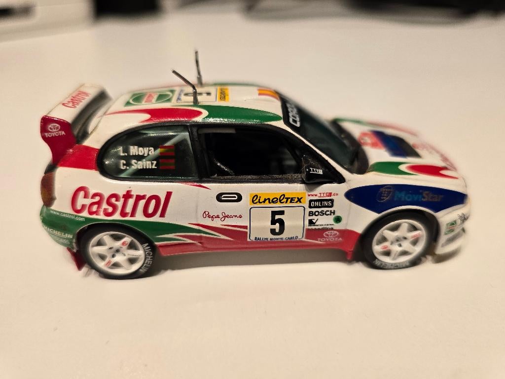Toyota Corolla WRC nr 5 1/43, Hobby en Vrije tijd, Modelauto's | 1:43, Ophalen of Verzenden, Gebruikt, Auto, Overige merken