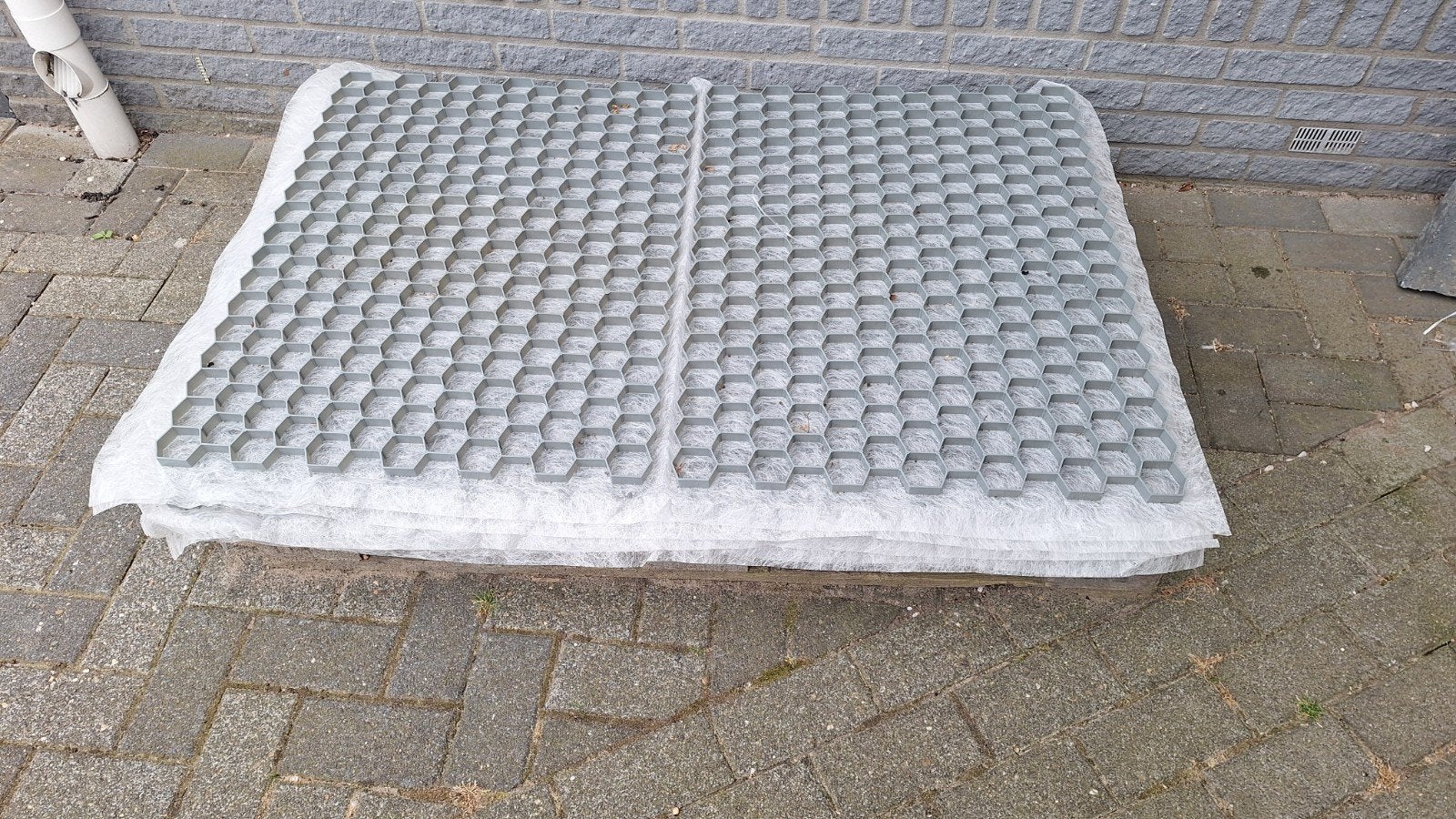 Grindplaten 4,5 m2, Tuin en Terras, Grind, Keien en Split, Ophalen, Nieuw