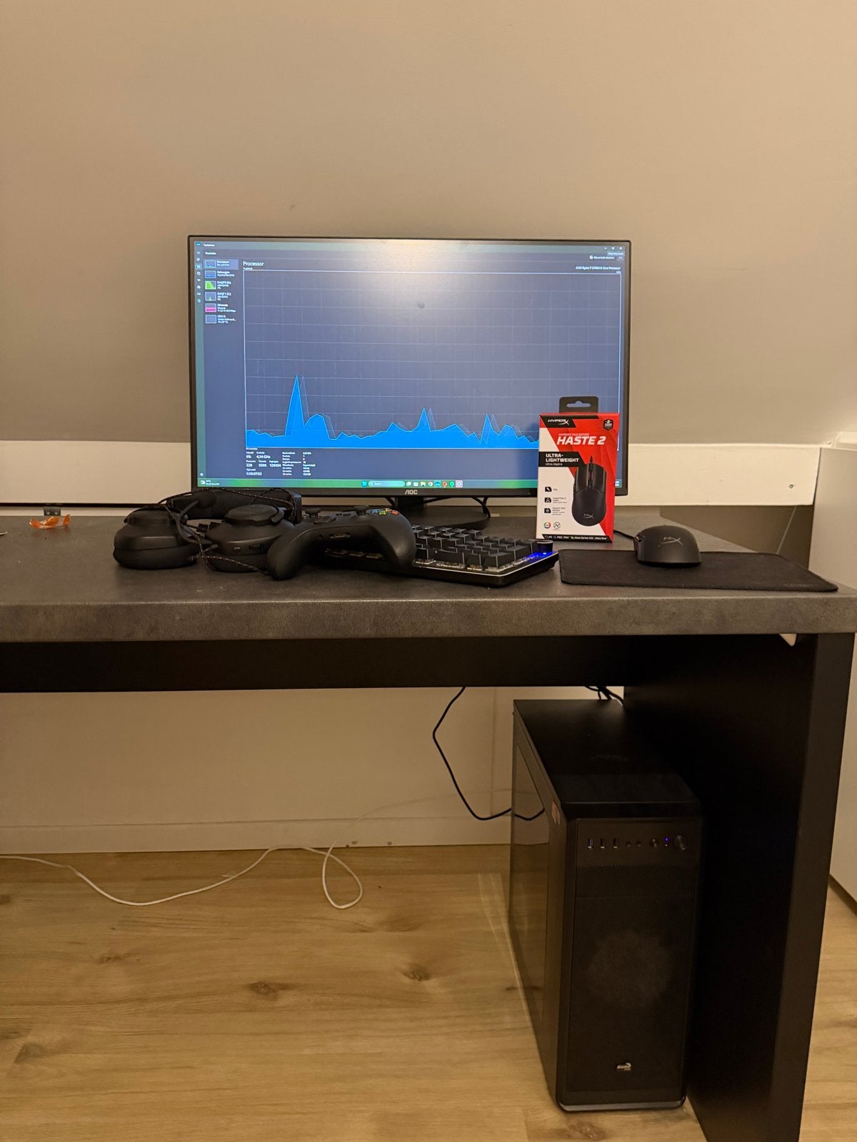 Complete Gaming PC Setup - AMD Ryzen 7, RTX, Monitor & Acces, Ophalen, HDD, 32 GB, Zo goed als nieuw