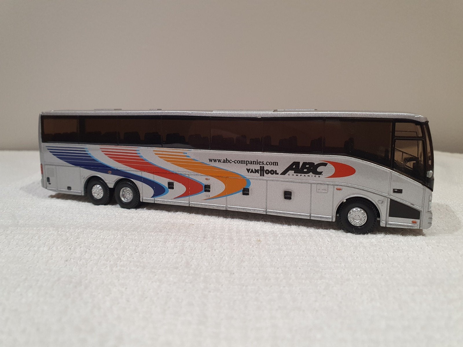 Holland Oto Van Hool Amerika ABC bus 1:87, Ophalen of Verzenden, Gebruikt, Bus of Vrachtwagen, Overige merken