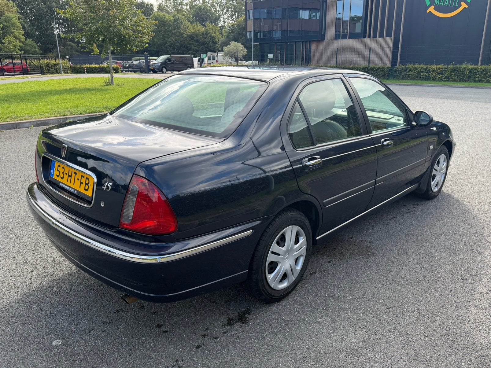Rover 45 1.8 SDN 2001 Blauw, Auto's, Voorwielaandrijving, Beige, Blauw, 1796 cc