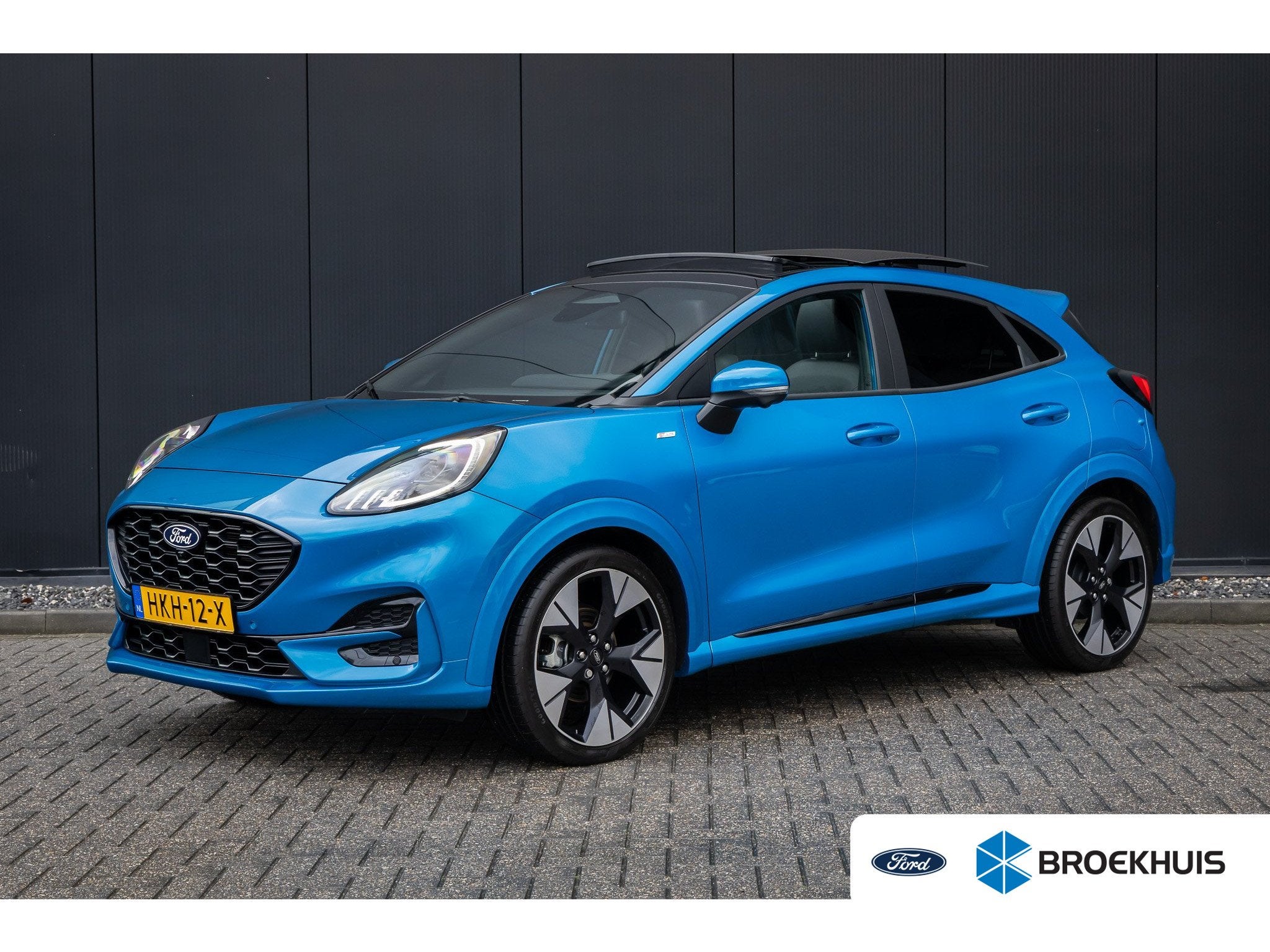 Ford Puma 1.0 EcoBoost Hybrid ST-Line X, 125 pk, Blauw, Origineel Nederlands, Bedrijf