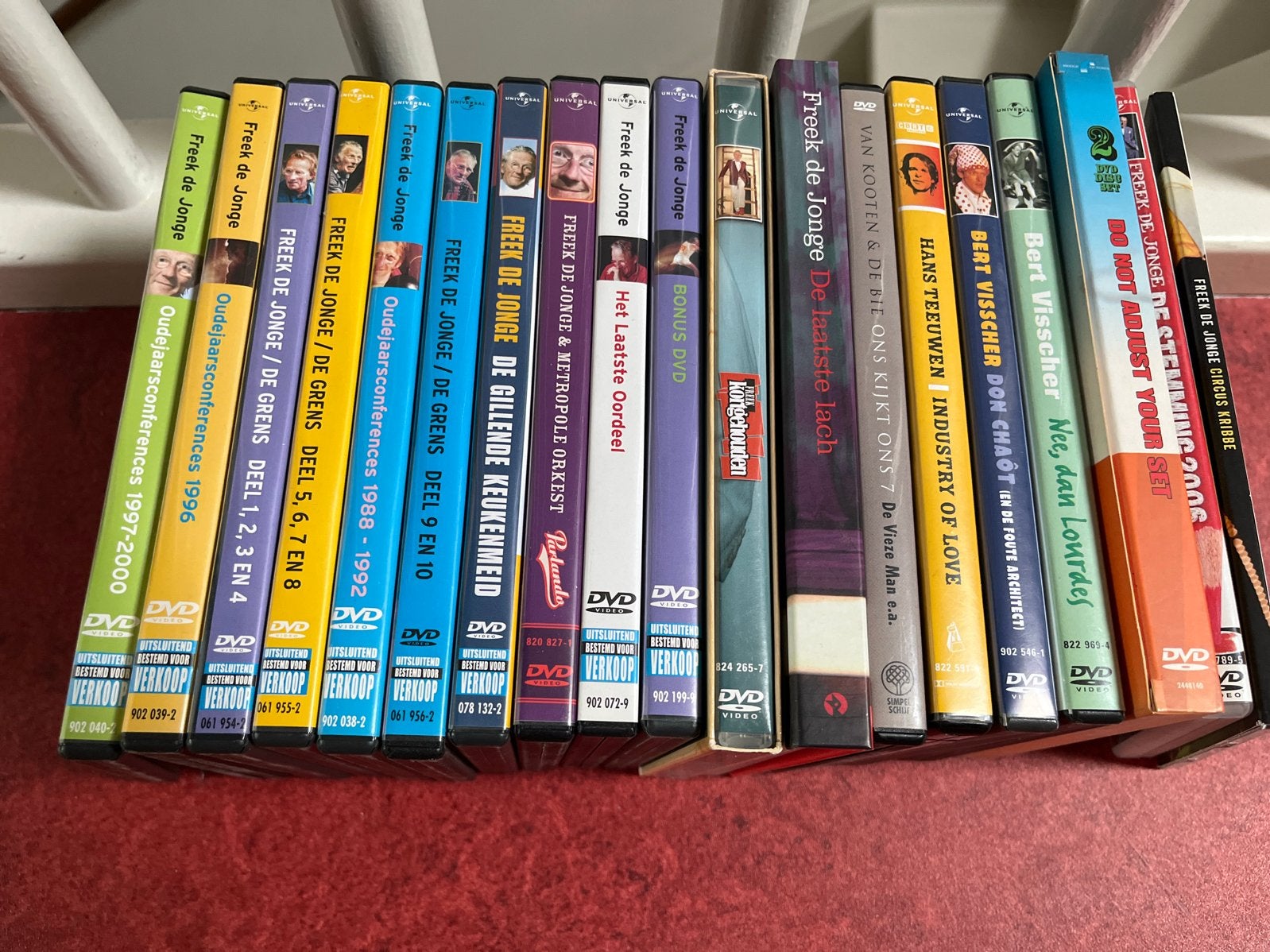 Grote collectie  cabaret DVD's - Diverse shows, Stand-up of Theatershow, Gebruikt, Alle leeftijden, Nederlands