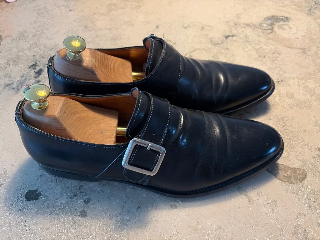 Santoni gespschoenen, Goodyear, UK 6.5, Kleding | Heren, Schoenen, Zwart, Ophalen of Verzenden, Gespschoenen, Santoni