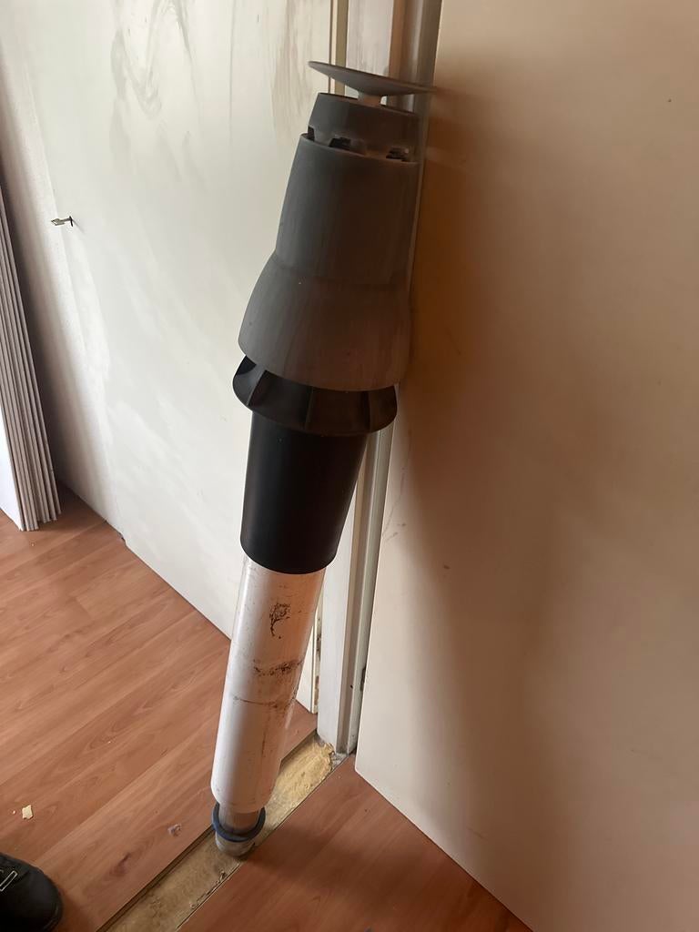 Ventilatiepijp cv, Doe-het-zelf en Verbouw, Ventilatie en Afzuiging, Ophalen of Verzenden, Gebruikt, Ventilator en Afzuiger