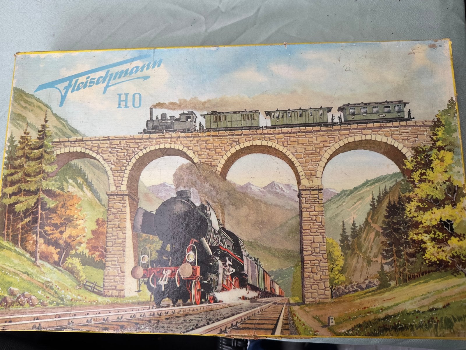 Fleischmann HO Treinset met diverse wagons en transformator, Hobby en Vrije tijd, Modeltreinen | H0, Wisselstroom, Fleischmann