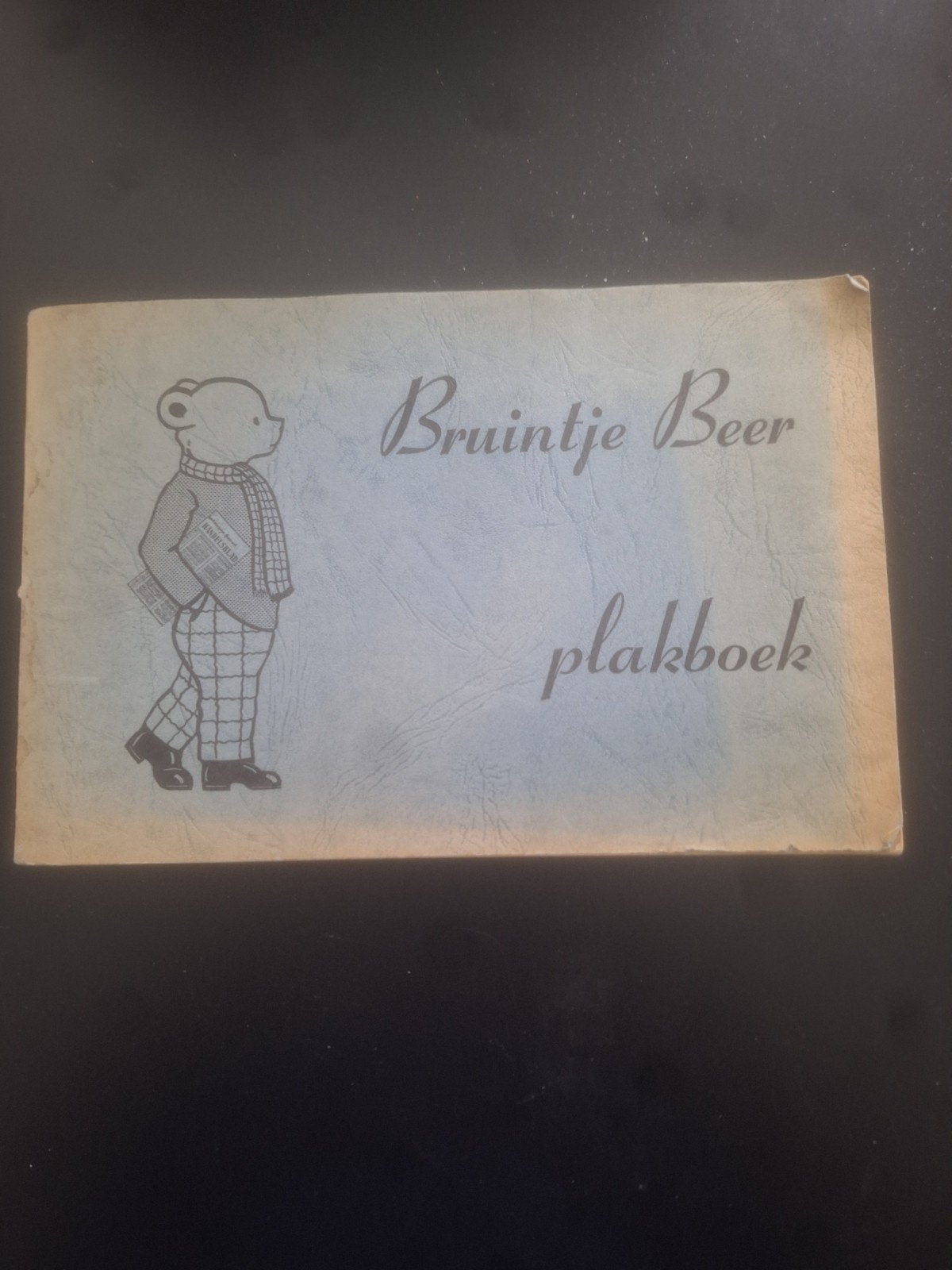Bruintje Beer plakboek: De Fluitvis - Vintage kinderboek, Ophalen of Verzenden