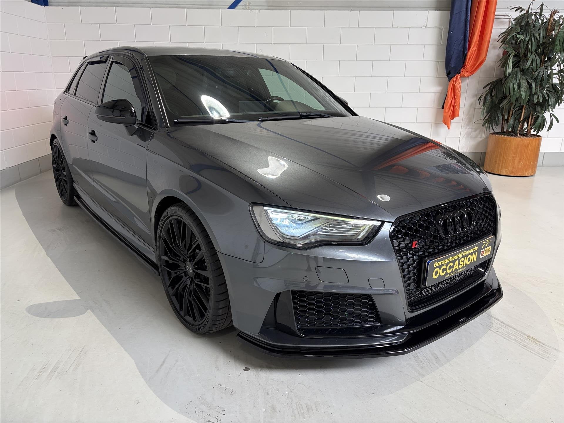 Audi Rs3 2.5TFSI 367PK, B&O, Schaalstoelen, Milltek, Maxton, Gebruikt, RS3, 367 pk, Leder