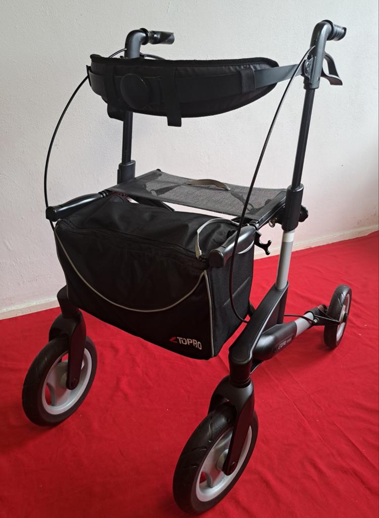 Rollator Topro Olympos ATR  Lichtgewicht ingeklapt, Diversen, Ophalen of Verzenden, Opvouwbaar, Zo goed als nieuw
