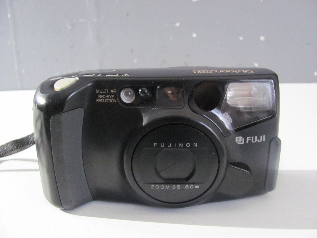 FUJI DL-1000 zoom  drop in loading  pre winding, Audio, Tv en Foto, Fotocamera's Analoog, Ophalen of Verzenden, Zo goed als nieuw