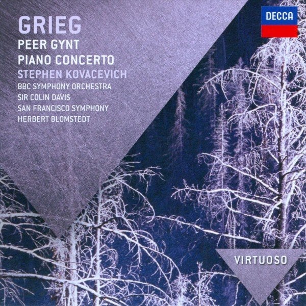 GRIEG Peer Gynt CD BLOMSTEDT DECCA VIRTUOSO NIEUWSTAAT, Ophalen of Verzenden, Romantiek, Zo goed als nieuw, Orkest of Ballet
